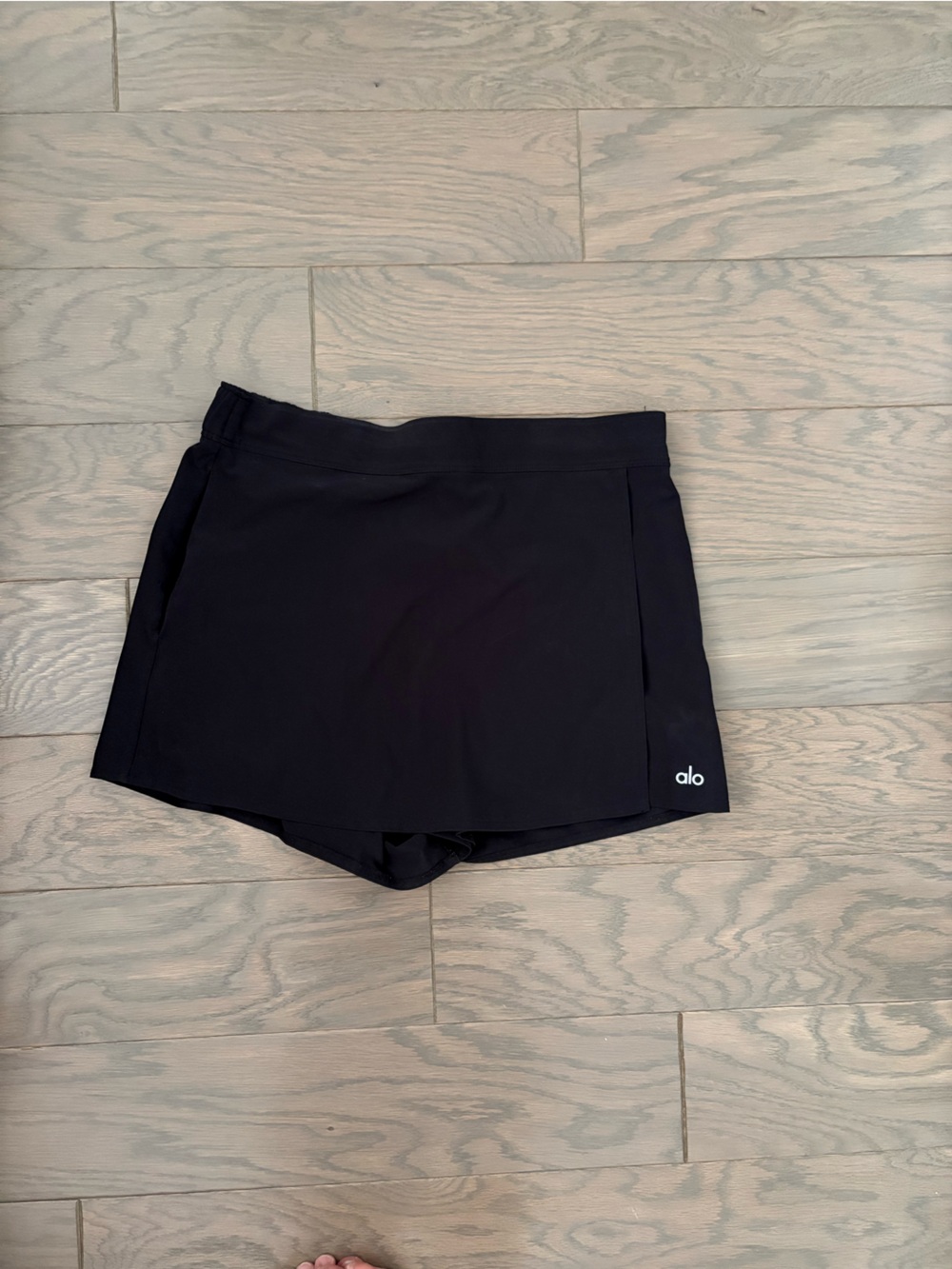 ALO Yoga Black Athletic Skort Shorts